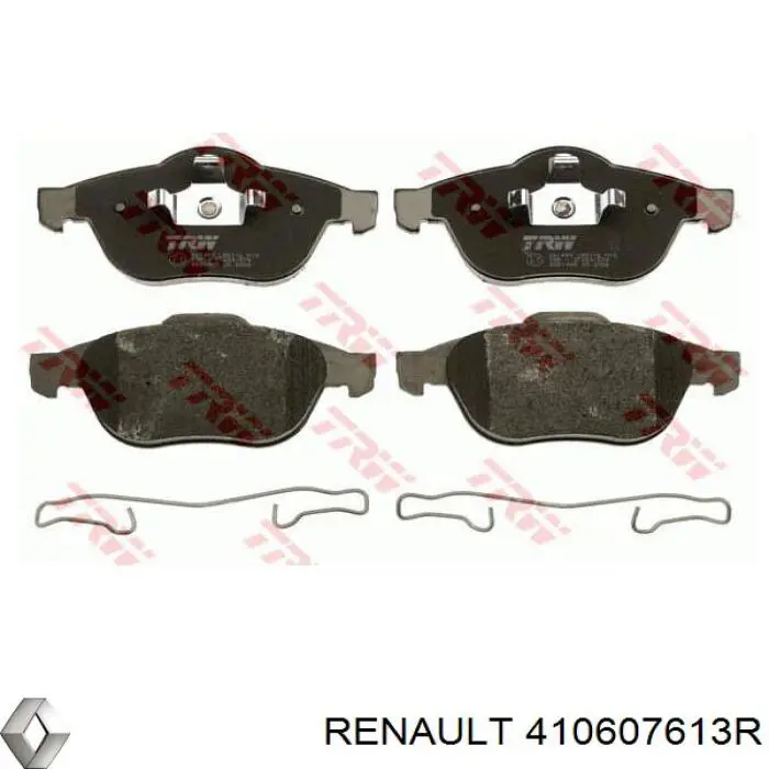 Sapatas do freio dianteiras de disco Renault (RVI) 410607613R preço, a partir de 28,69 USD