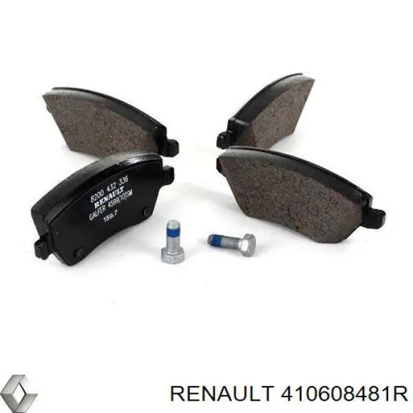 Sapatas do freio dianteiras de disco Renault (RVI) 410608481R preço, a partir de 21,85 USD