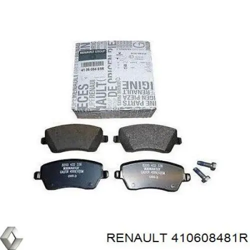 Compre 410608481R Renault (RVI) Sapatas do freio dianteiras de disco