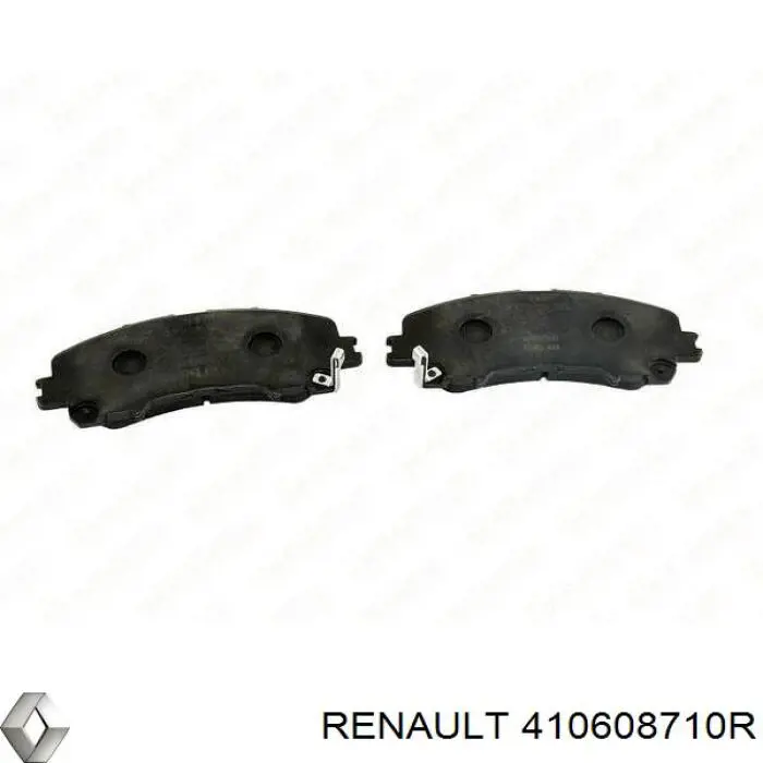 Sapatas do freio dianteiras de disco 410608710R Renault (RVI)