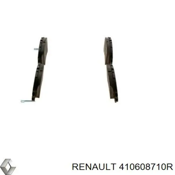 Sapatas do freio dianteiras de disco Renault (RVI) 410608710R preço, a partir de 32,81 USD