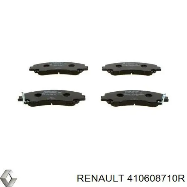 Sapatas do freio dianteiras de disco 410608710R Renault (RVI)
