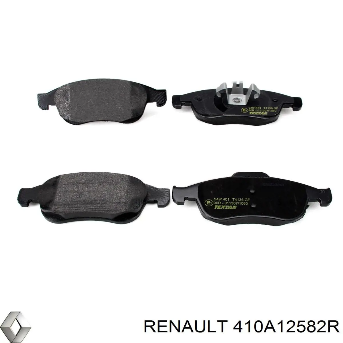 Compre 410A12582R Renault (RVI) Sapatas do freio dianteiras de disco