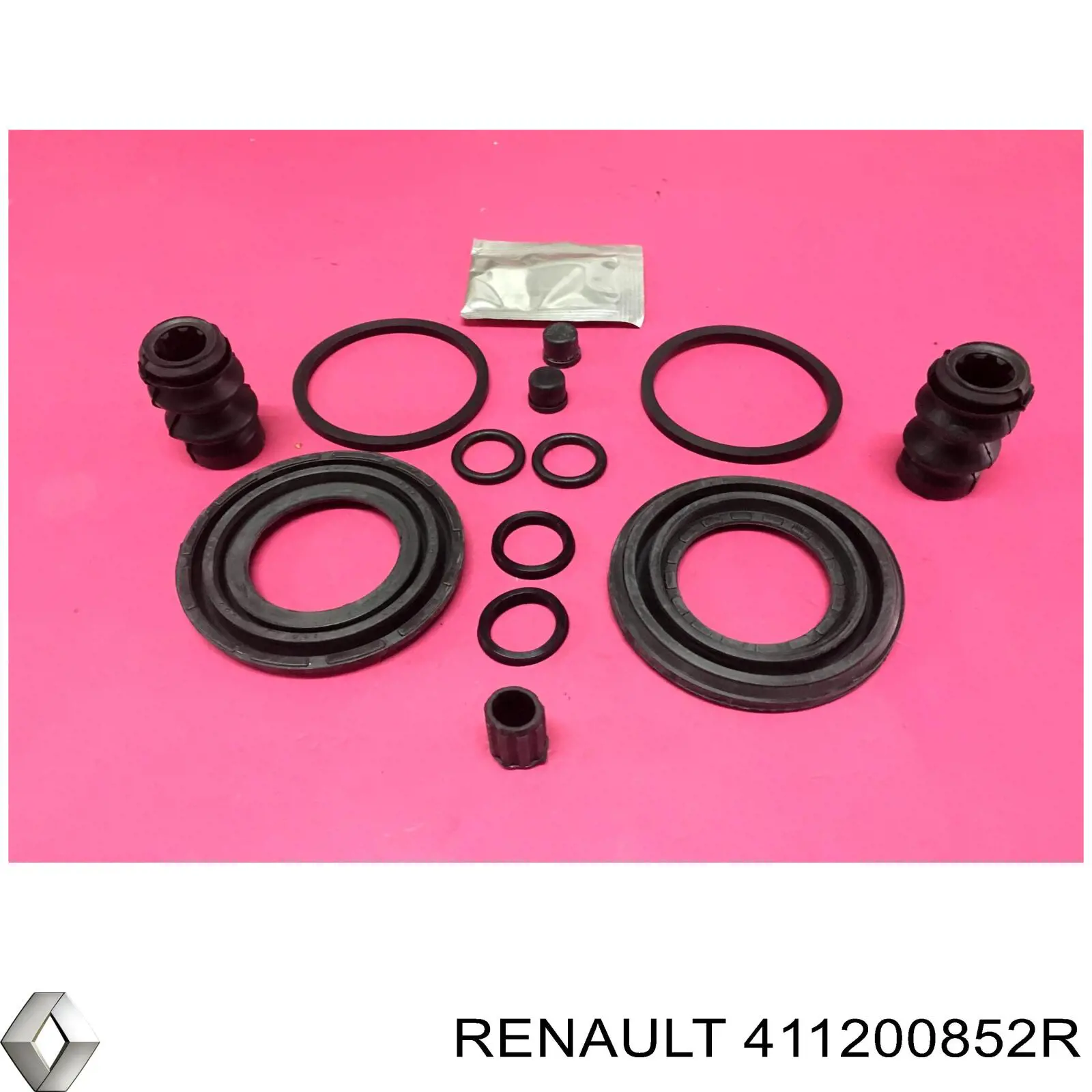 Compre 411200852R Renault (RVI) Kit de reparação de suporte do freio dianteiro