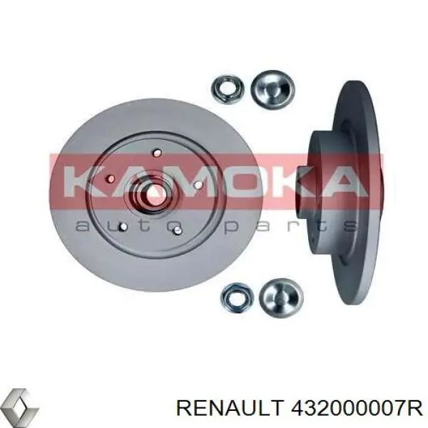 Disco do freio traseiro Renault (RVI) 432000007R preço, a partir de 87,06 USD