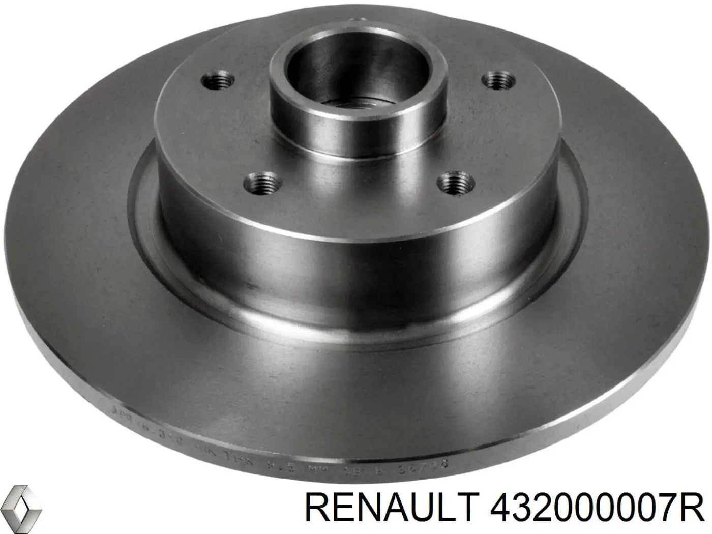 432000007R Renault (RVI) Disco do freio traseiro