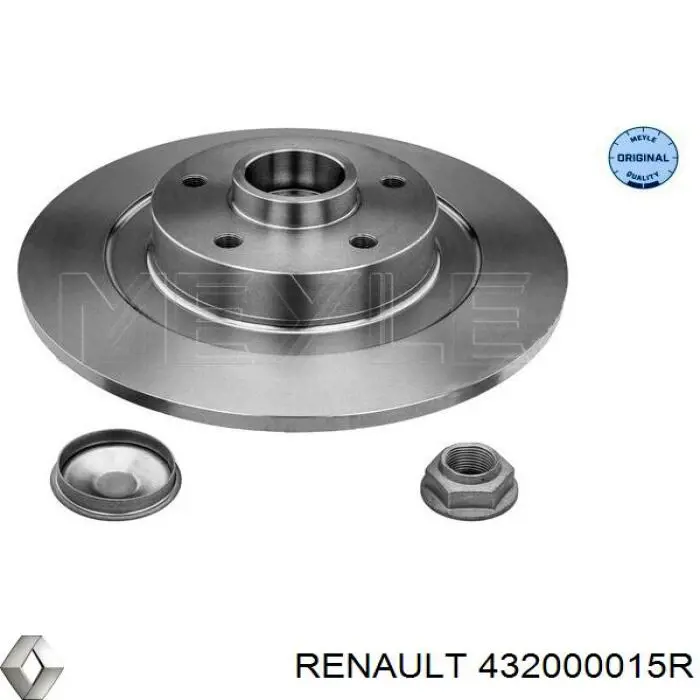 Compre 432000015R Renault (RVI) Disco do freio traseiro