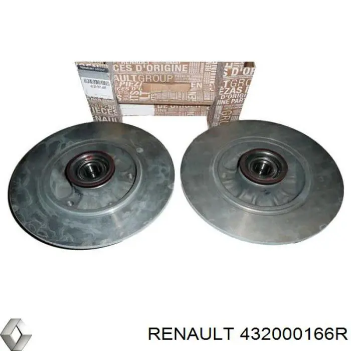 432000166R Renault (RVI) Disco do freio traseiro