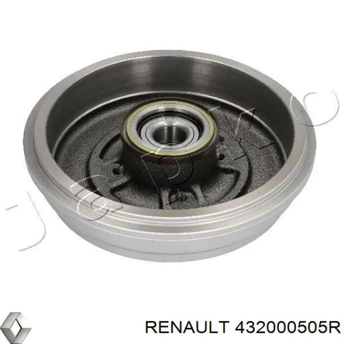432000505R Renault (RVI) Tambor do freio traseiro