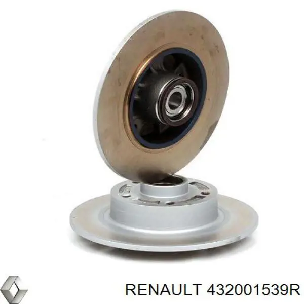 432001539R Renault (RVI) Disco do freio traseiro