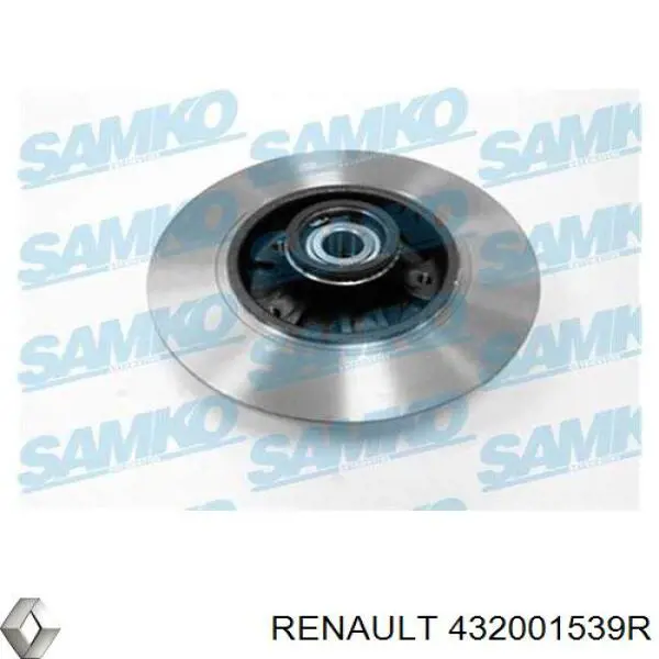 Disco do freio traseiro Renault (RVI) 432001539R preço, a partir de 74,91 USD