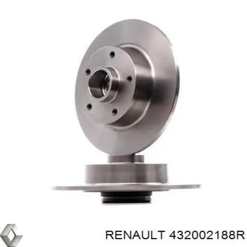 Compre 432002188R Renault (RVI) Disco do freio traseiro