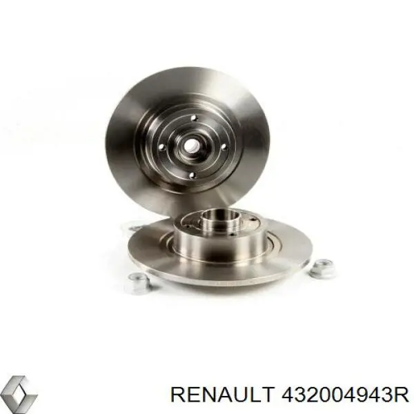 Compre 432004943R Renault (RVI) Disco do freio traseiro