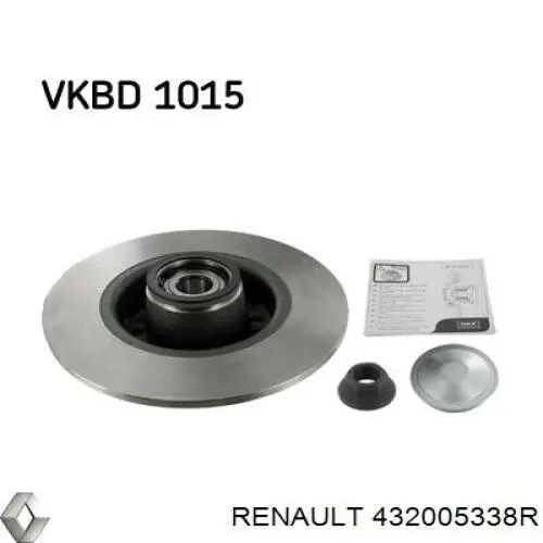 Compre 432005338R Renault (RVI) Disco do freio traseiro