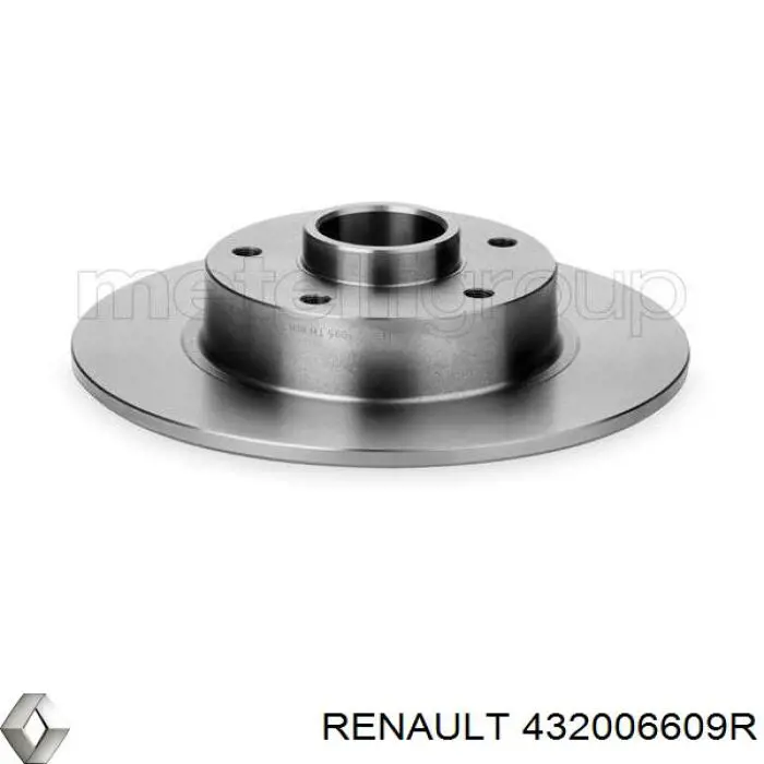 Disco do freio traseiro Renault (RVI) 432006609R preço, a partir de 86,20 USD