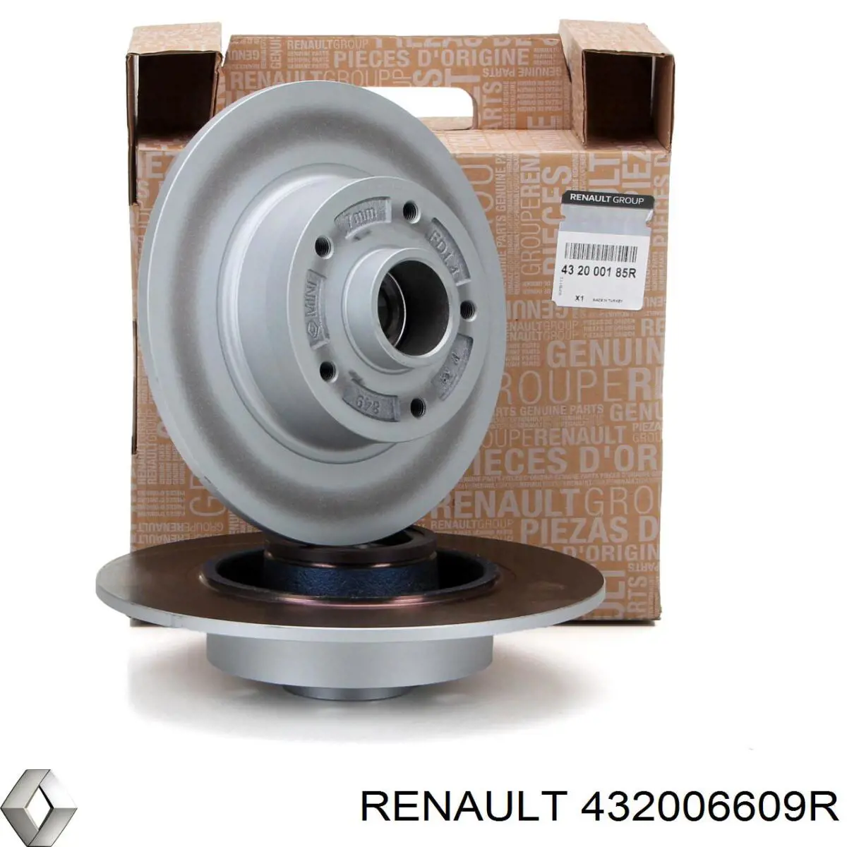 432006609R Renault (RVI) Disco do freio traseiro