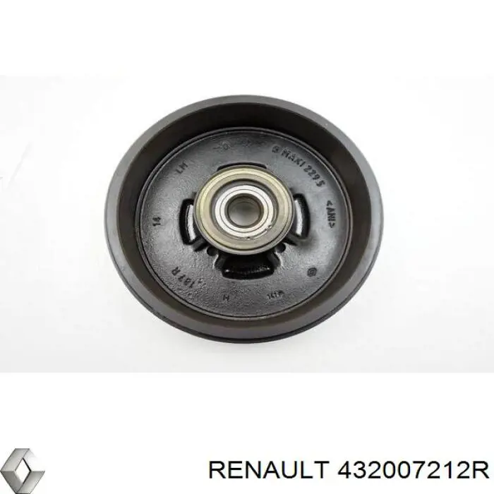 432007212R Renault (RVI) Tambor do freio traseiro