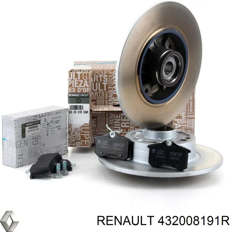 Compre 432008191R Renault (RVI) Disco do freio traseiro
