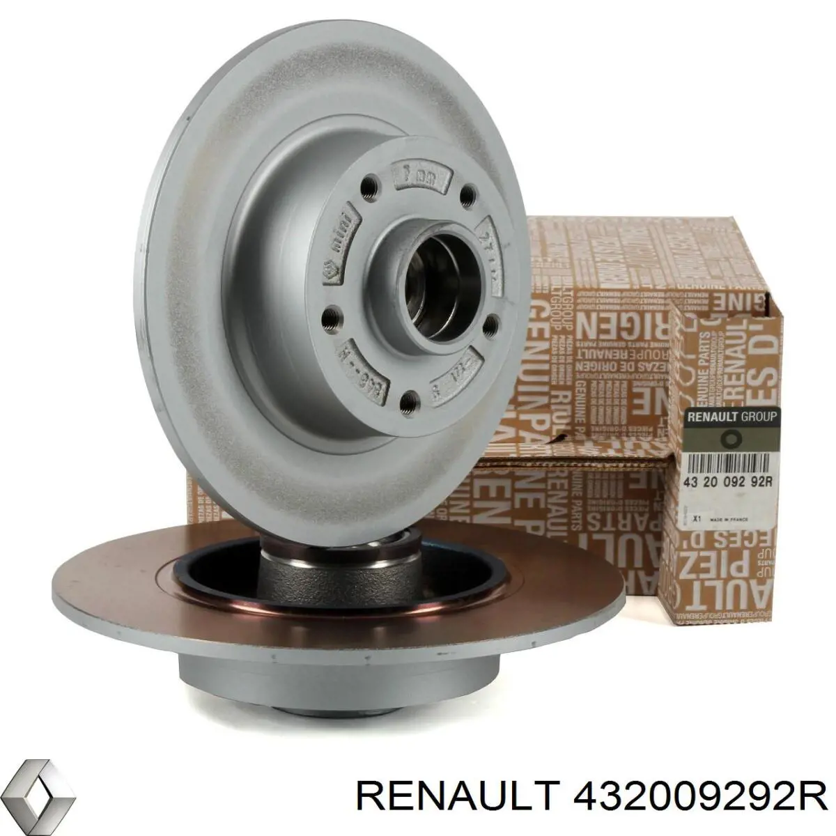 432009292R Renault (RVI) Disco do freio traseiro