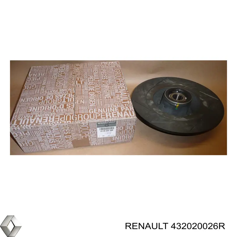 Compre 432020026R Renault (RVI) Disco do freio traseiro