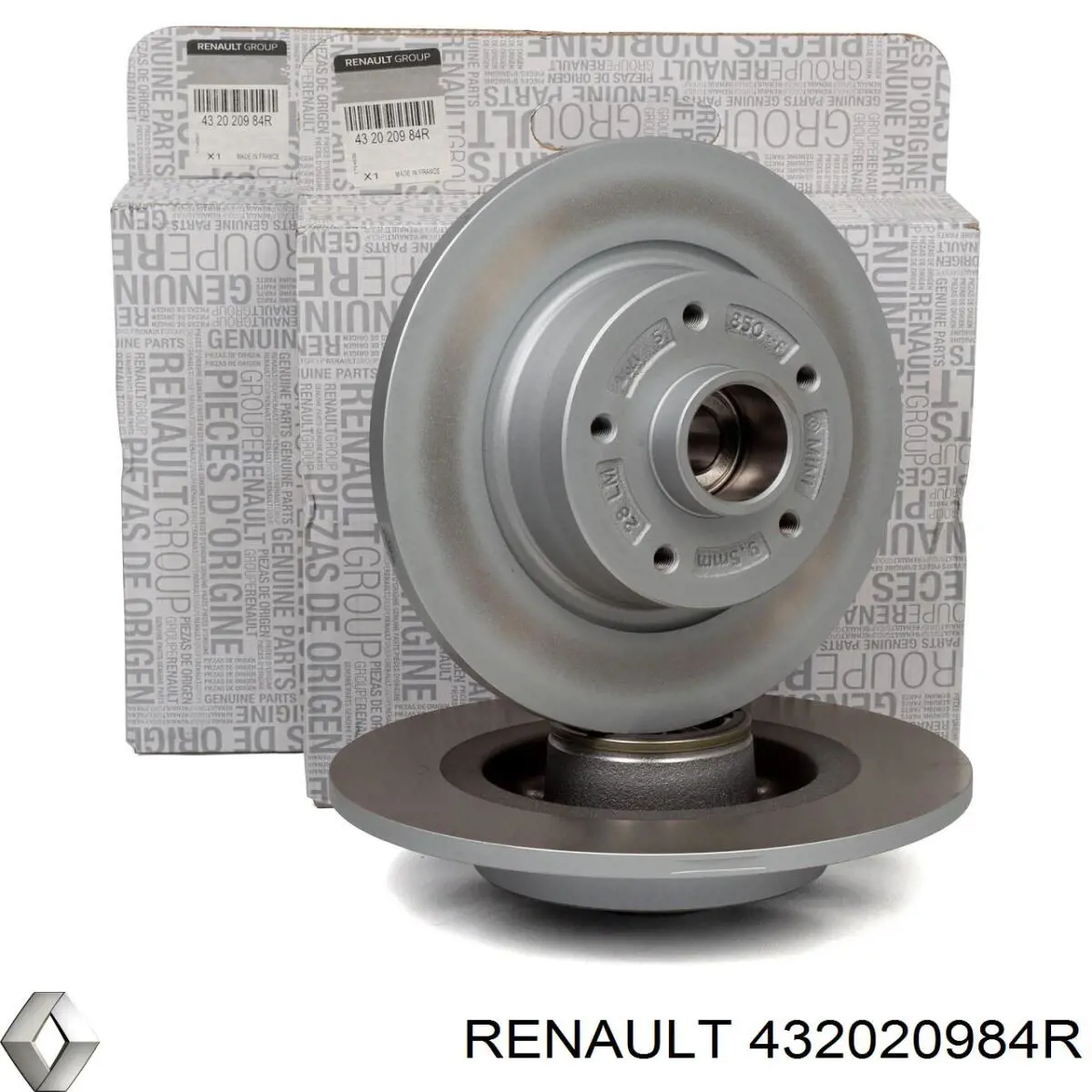 Compre 432020984R Renault (RVI) Disco do freio traseiro