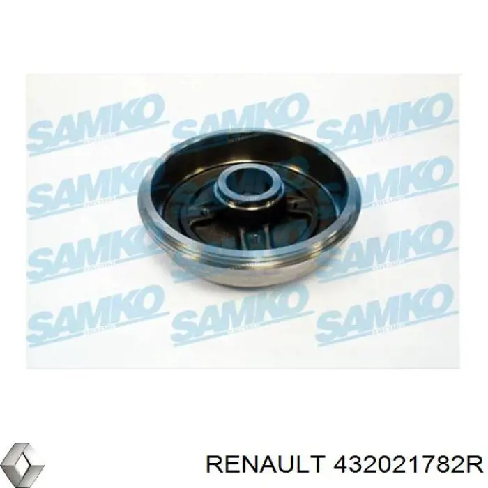 Tambor do freio traseiro Renault (RVI) 432021782R preço, a partir de 88,53 USD