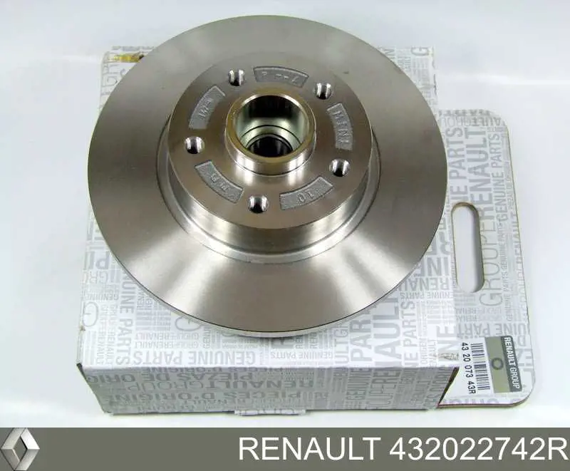 432022742R Renault (RVI) Disco do freio traseiro