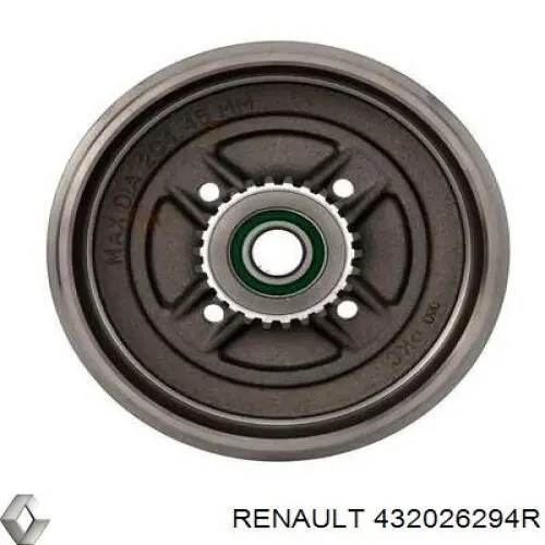 Tambor do freio traseiro Renault (RVI) 432026294R preço, a partir de 69,31 USD