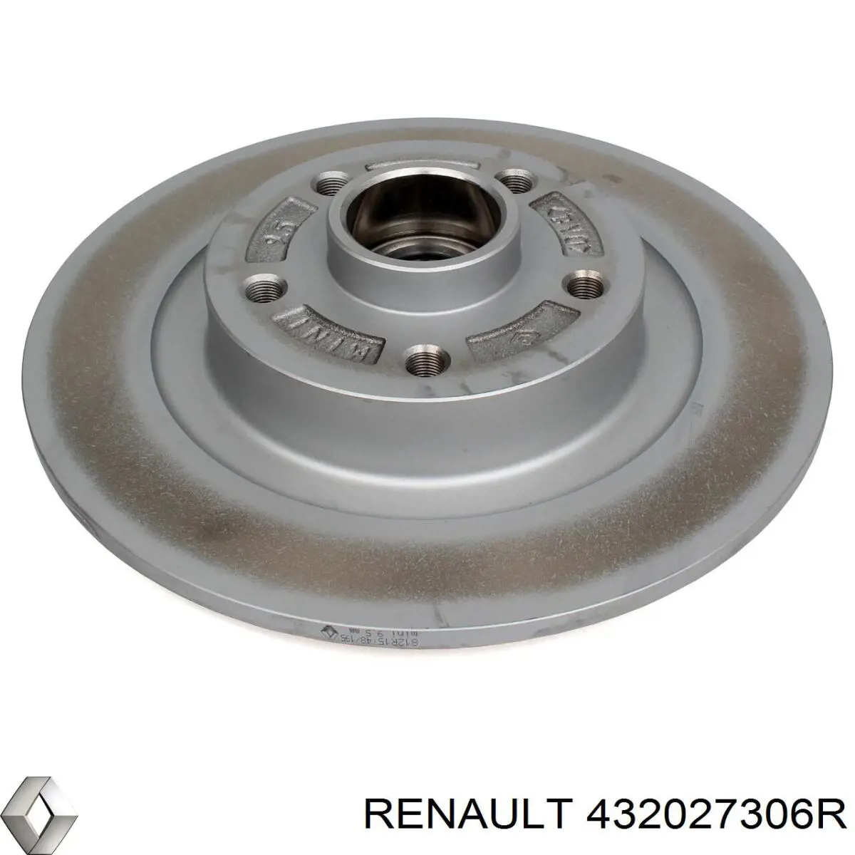 432027306R Renault (RVI) Disco do freio traseiro