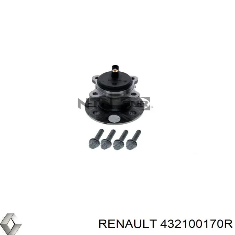 432100170R Renault (RVI) Cubo traseiro