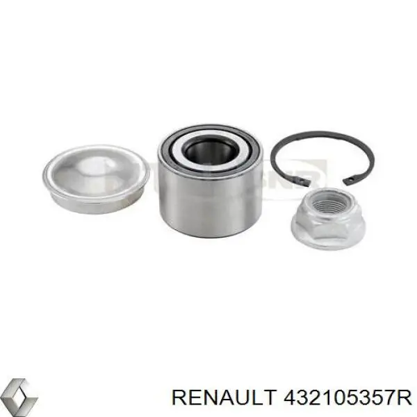 432105357R Renault (RVI) Rolamento de cubo traseiro
