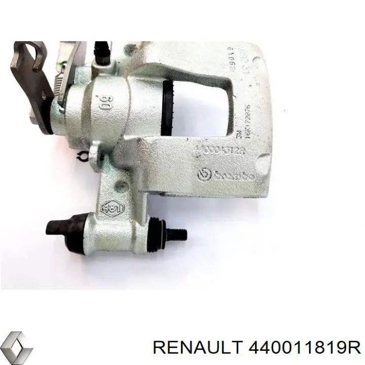 Compre 440011819R Renault (RVI) Suporte do freio traseiro direito