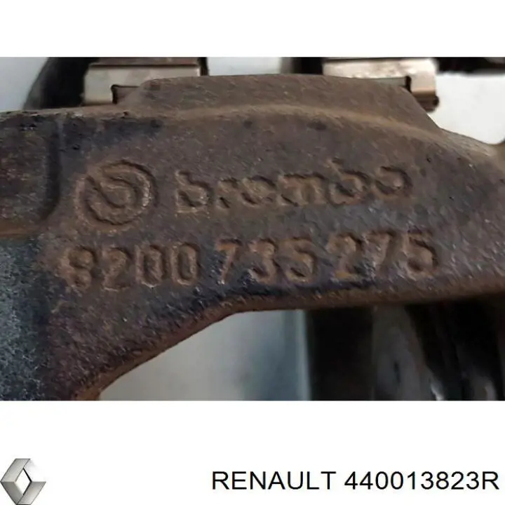 440013823R Renault (RVI) Braçadeira do freio de suporte traseiro