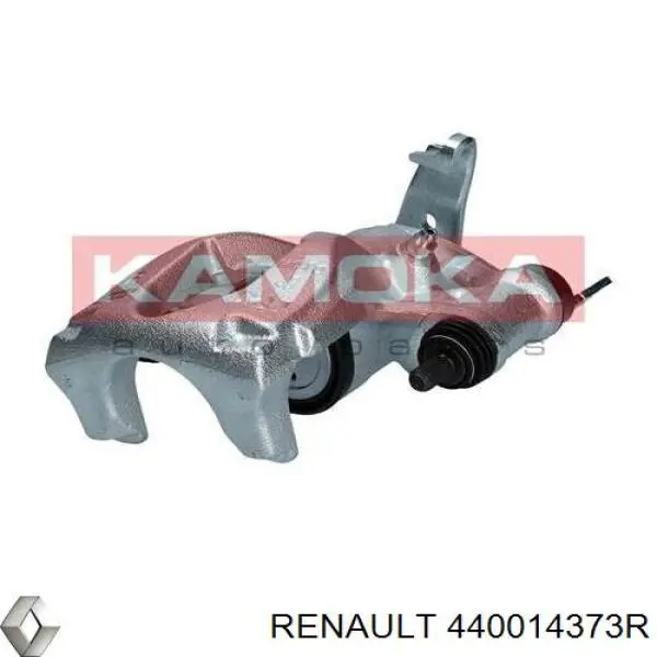 440014373R Renault (RVI) Suporte do freio traseiro direito