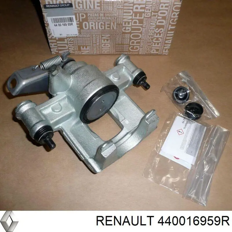 440016959R Renault (RVI) Suporte do freio traseiro direito