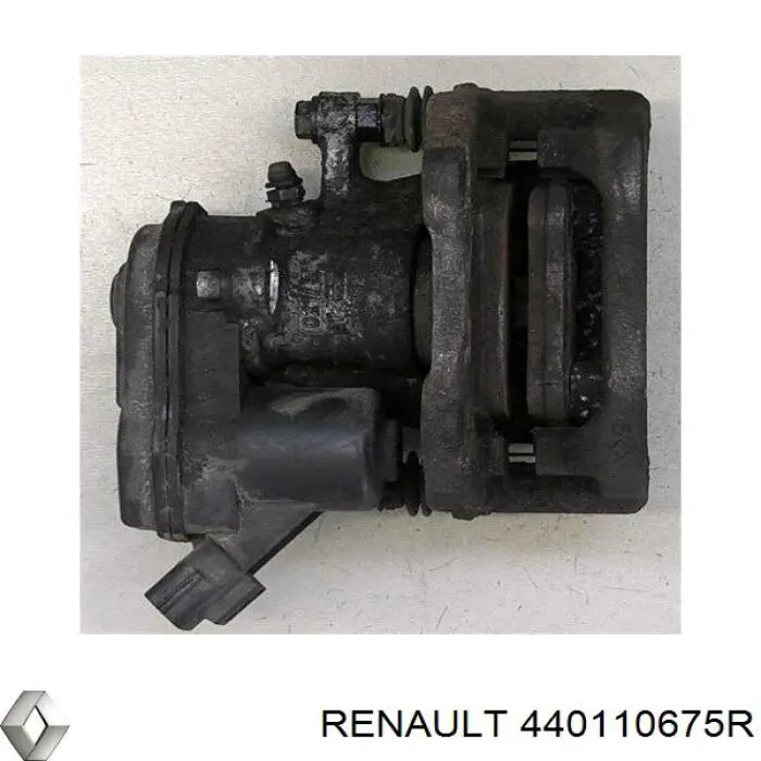 440110675R Renault (RVI) Suporte do freio traseiro esquerdo