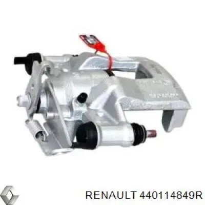 Compre 440114849R Renault (RVI) Suporte do freio traseiro esquerdo