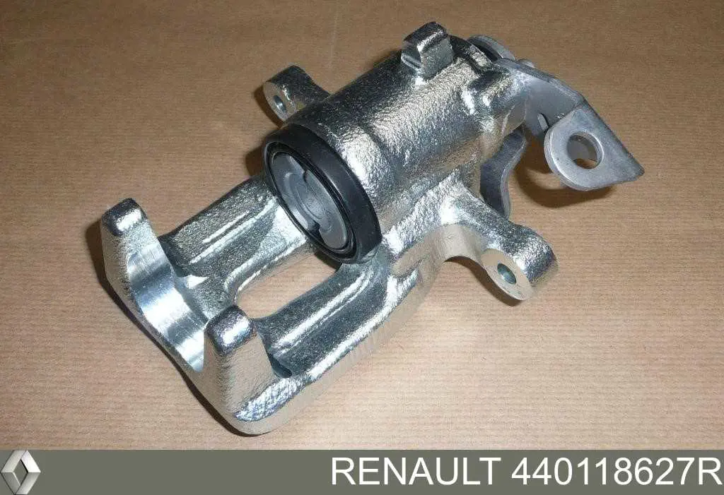 440118627R Renault (RVI) Suporte do freio traseiro esquerdo