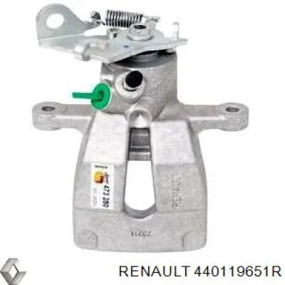440119651R Renault (RVI) Suporte do freio traseiro esquerdo