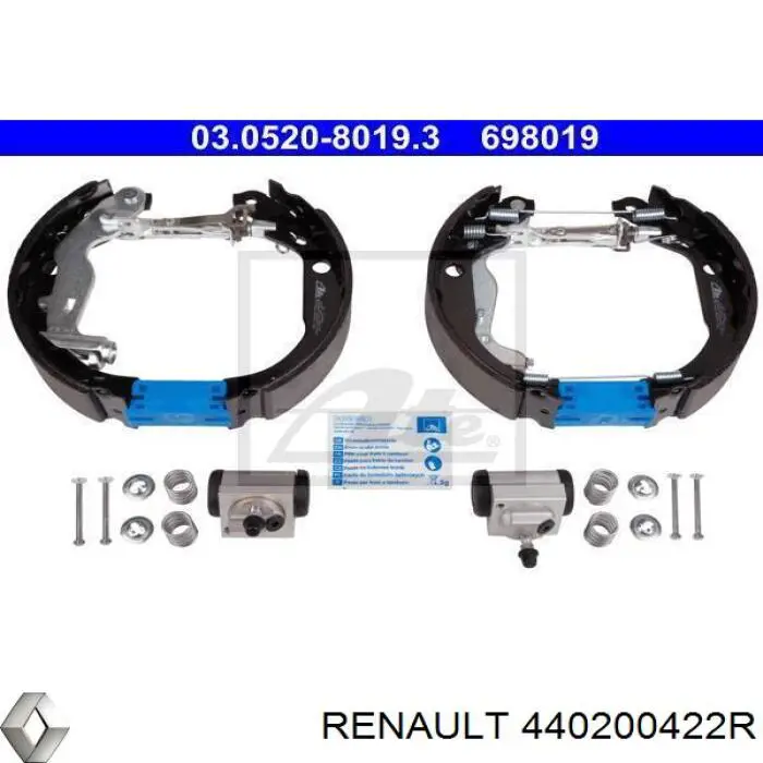 Sapatas do freio traseiras de tambor Brembo K68076 preço, a partir de 133,16 USD