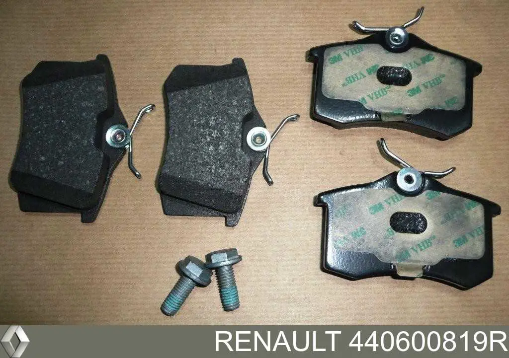 440600819R Renault (RVI) Sapatas do freio traseiras de disco
