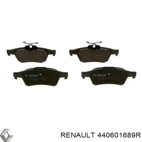 Compre 440601689R Renault (RVI) Sapatas do freio traseiras de disco