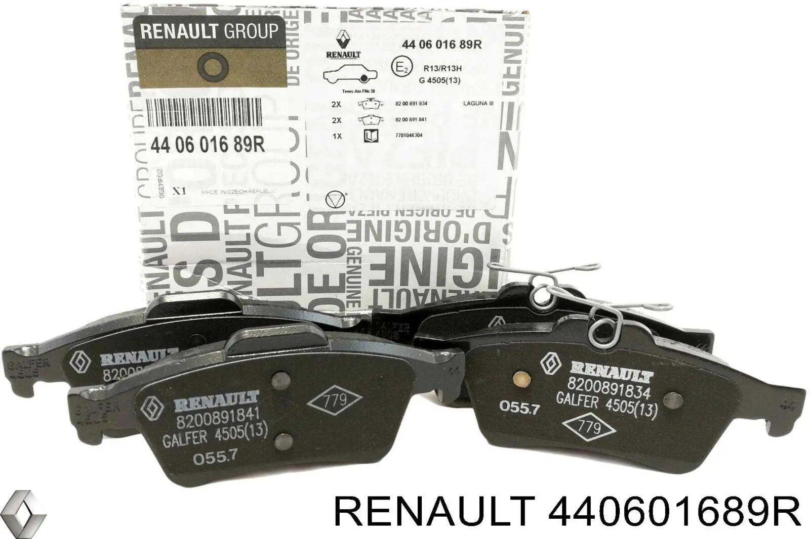 Sapatas do freio traseiras de disco Renault (RVI) 440601689R preço, a partir de 23,26 USD