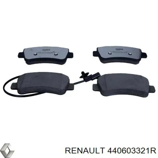 Compre 440603321R Renault (RVI) Sapatas do freio traseiras de disco