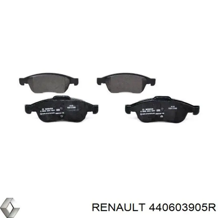 Compre 440603905R Renault (RVI) Sapatas do freio dianteiras de disco