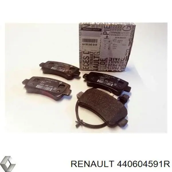 Sapatas do freio traseiras de disco Renault (RVI) 440604591R preço, a partir de 27,61 USD