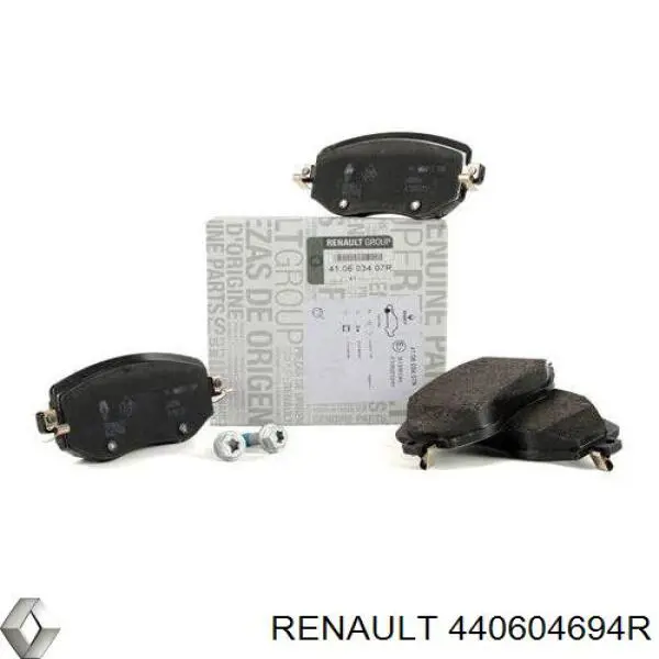 440604694R Renault (RVI) Sapatas do freio traseiras de disco