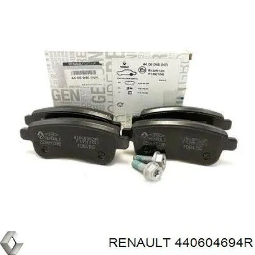 Compre 440604694R Renault (RVI) Sapatas do freio traseiras de disco