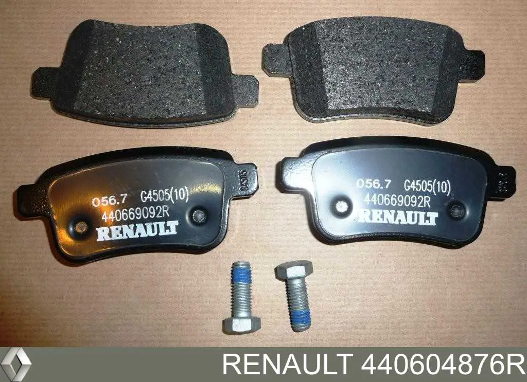 Sapatas do freio traseiras de disco Renault (RVI) 440604876R preço, a partir de 23,82 USD