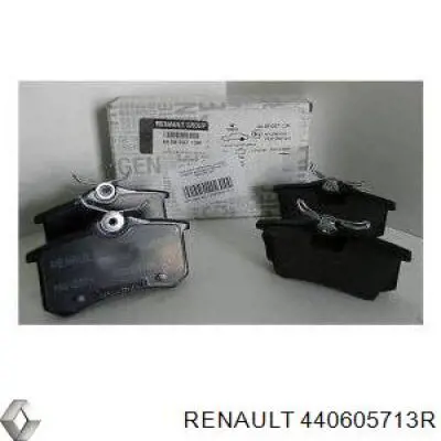 Sapatas do freio traseiras de disco Renault (RVI) 440605713R preço, a partir de 29,55 USD
